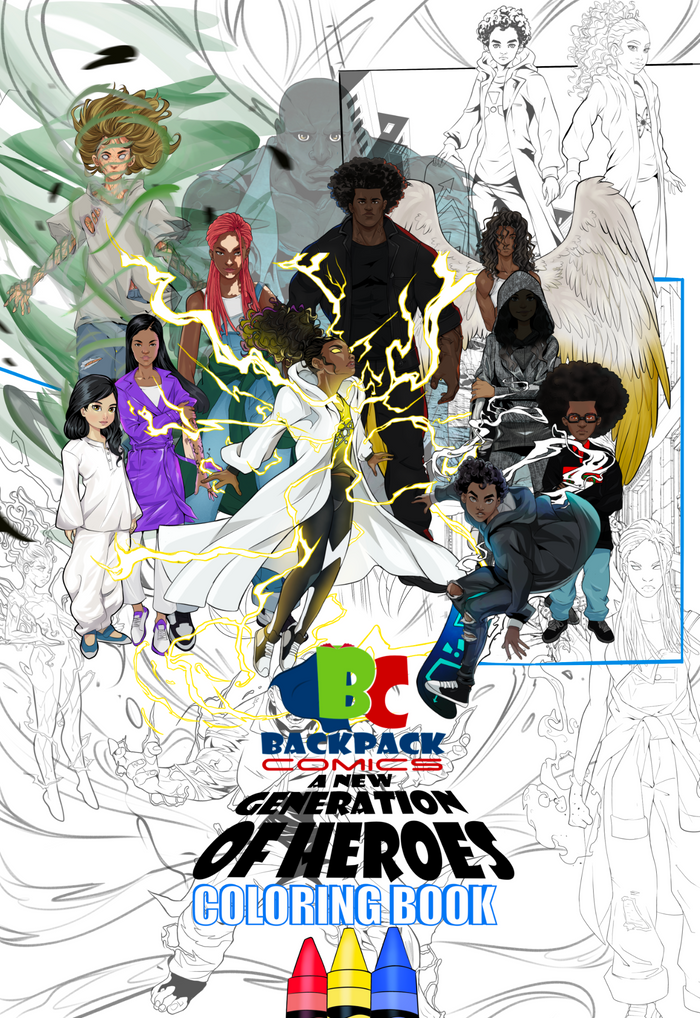 Backpack Comics Coloring Book