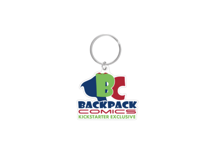 Backpack Comics Keychain