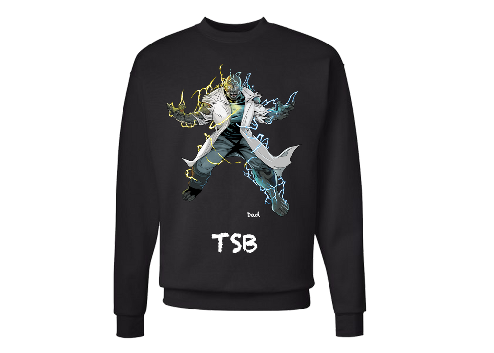 Dad Action Sweatshirt - Black