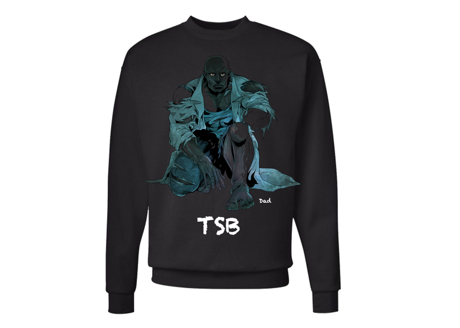 Dad Pose Sweatshirt - Black